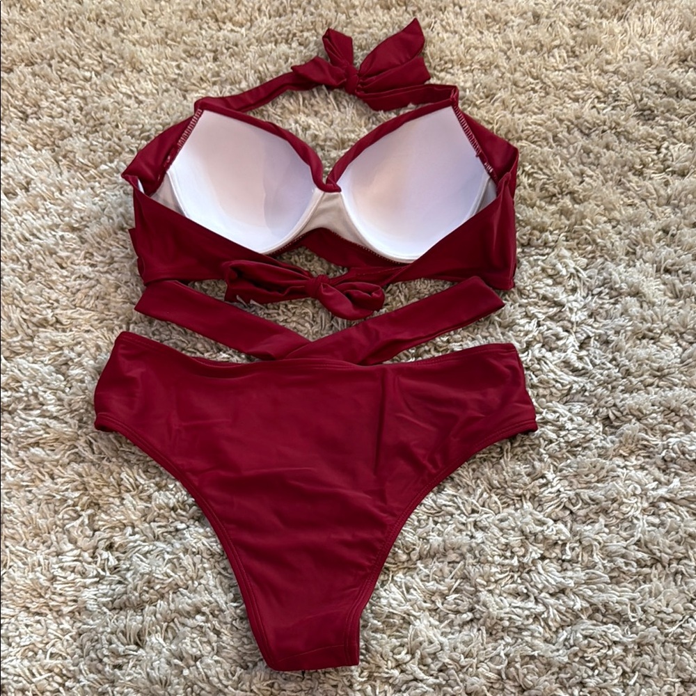 Red Bikini Set - Picture 2 of 2